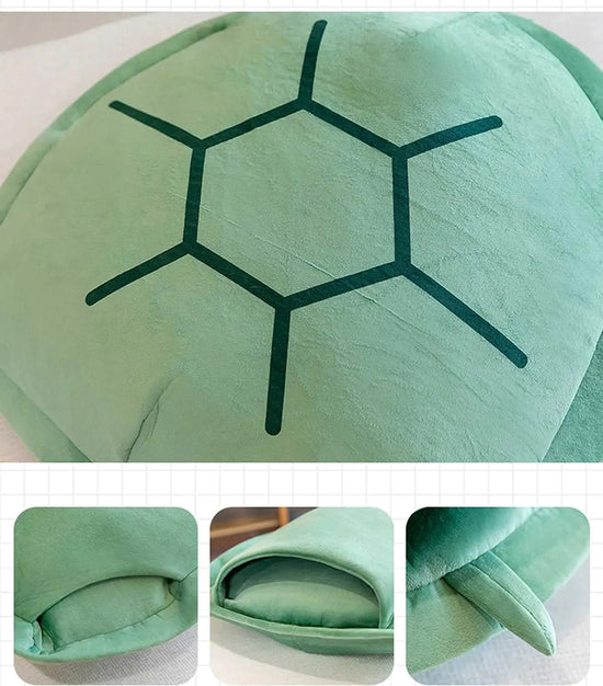 Groene Draagbare Schildpadpantser Kussens