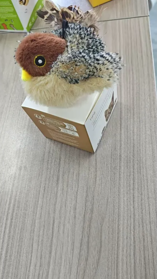 Pluche Vogelspeeltje