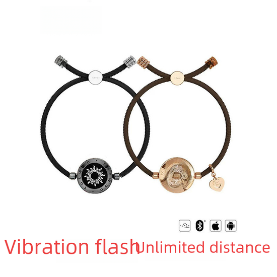 Totwoo Slimme Armband met Flits & Trilling voor Koppels