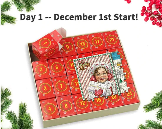 Vrolijke Jigsaw Adventskalender Puzzel