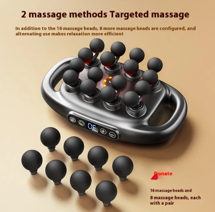 Diepe Weefsel Spiermassagepistool, 8/16 Opzetstukken
