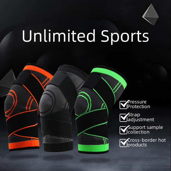 Compressie Kniebrace voor Heren voor Sport en Fitness