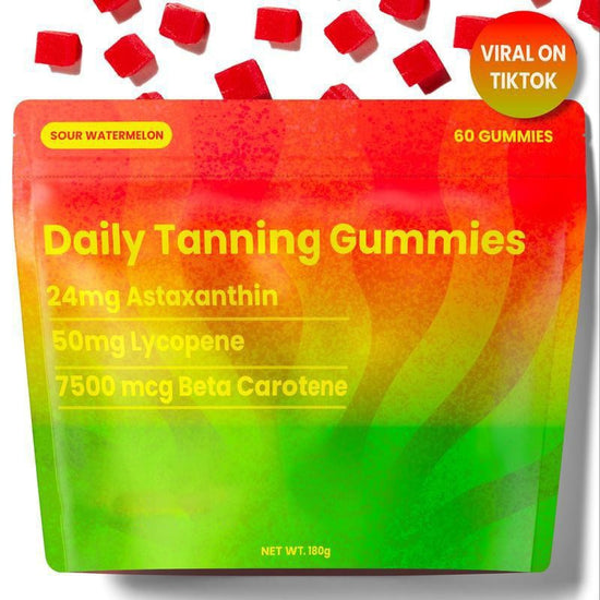 Zonbruinings gummies (60 tabletten)
