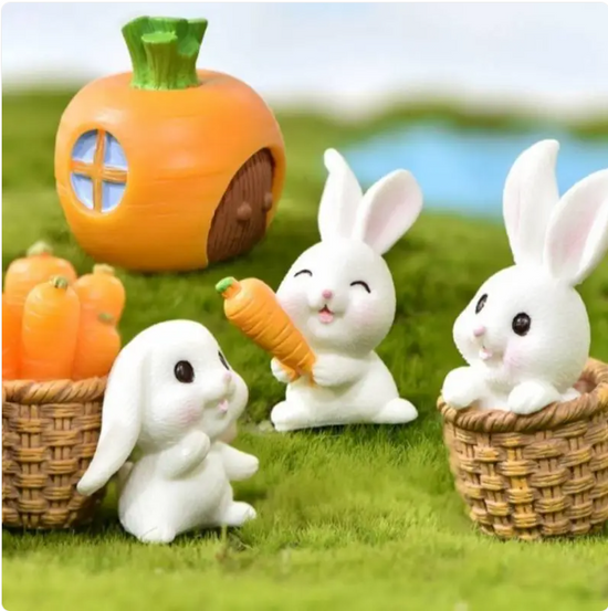 Miniatuur Hars Dierenbeeldjes – DIY Micro-Landschap Decoratie