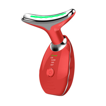 Schoonheid Gezichtsmassager, 7 Kleuren Golvende Acne Schoonheid Microstroom Gezichtsapparaat Huidversteviging voor Gezicht Nek Schoonheidsapparaat,