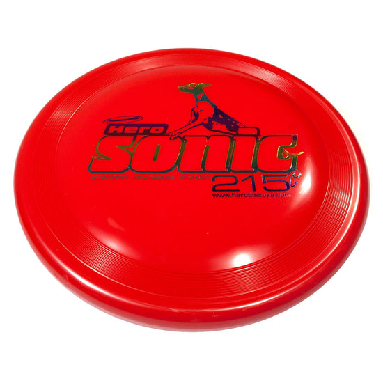 Hero Sonic Xtra 215 Distance Flying Dog Sport Disc - (red)