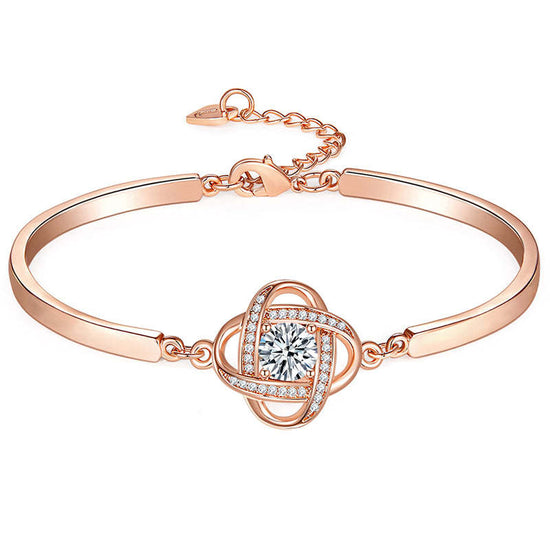 I AM ALWAYS WITH YOU Clover Bracelet for Women
