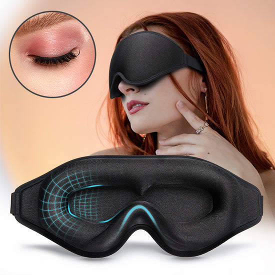 3D natuurlatex traagschuim slaapmasker voor comfort